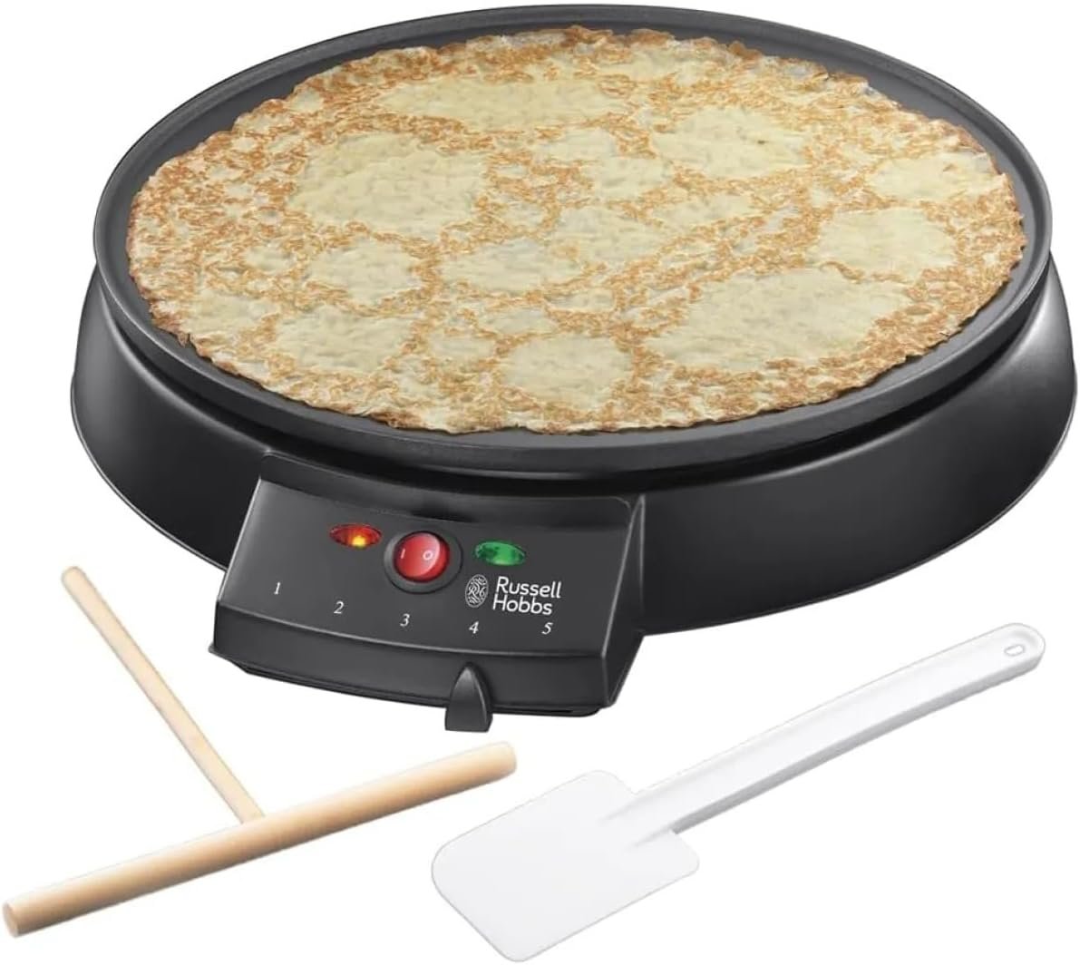 Russell Hobbs Fiesta - Crepera 1000 W, Diámetro de 30 cm