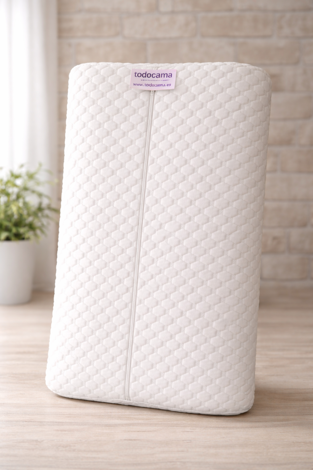 Almohada viscoelástica Todocama con funda acolchada