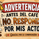 Taza Advertencia Antes del Café No Respondo por Mis Actos