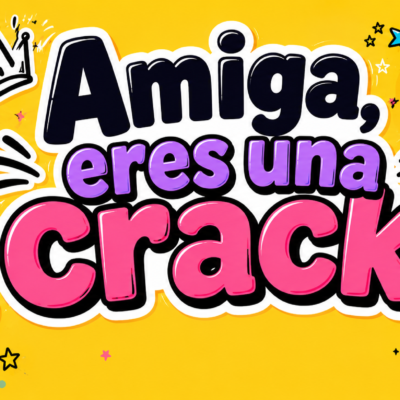 Taza Amiga Eres una Crack