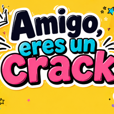 Taza Amigo Eres un Crack