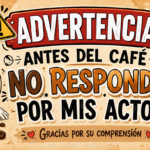 Taza Advertencia Antes del Café No Respondo por Mis Actos