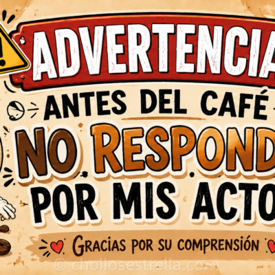 Taza Advertencia Antes del Café No Respondo por Mis Actos
