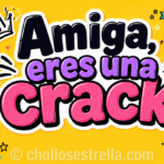 Taza Amiga Eres una Crack