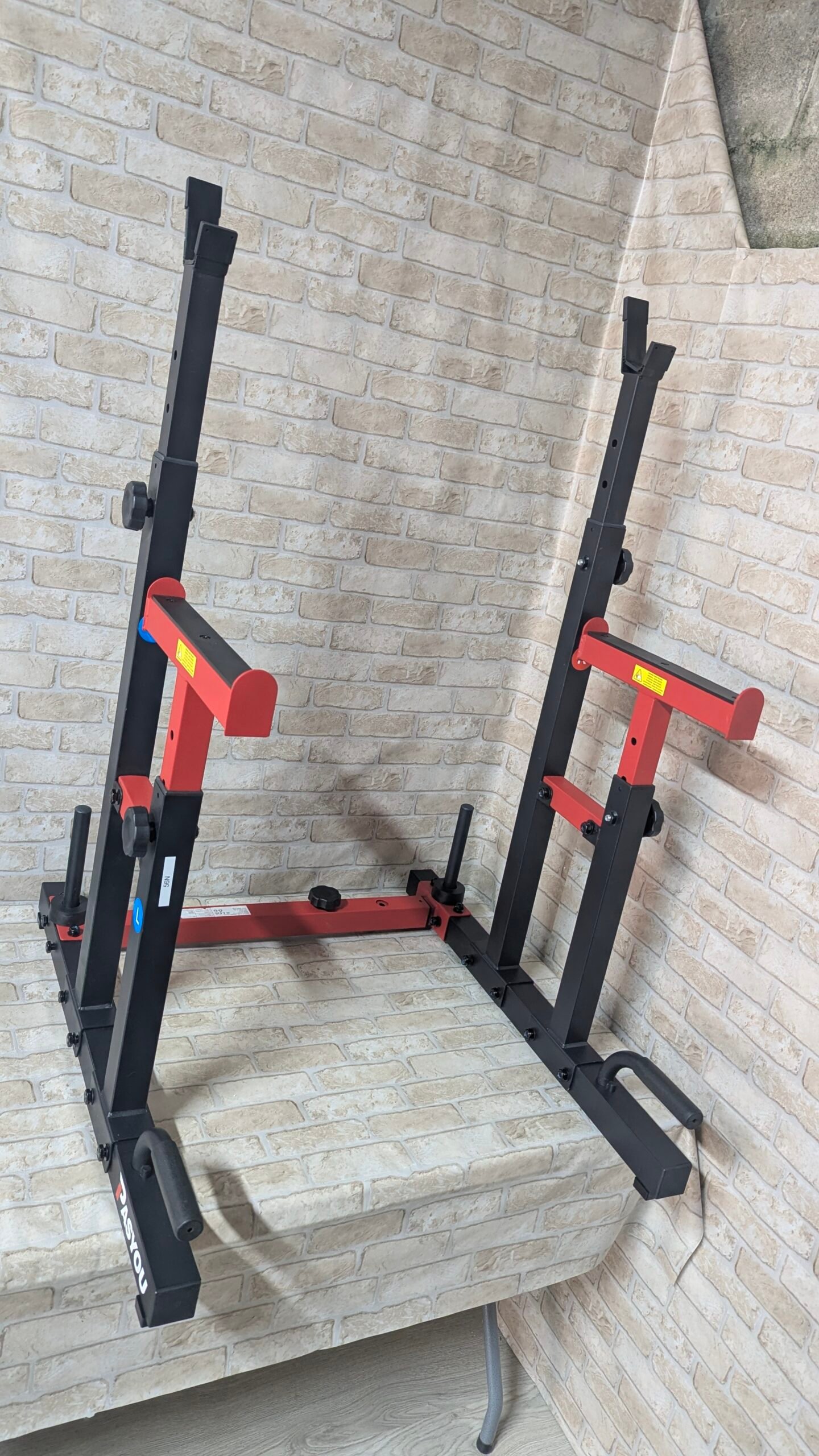 PASYOU Soporte Para Sentadillas Ajustable Máx. 250 KG - Imagen 4