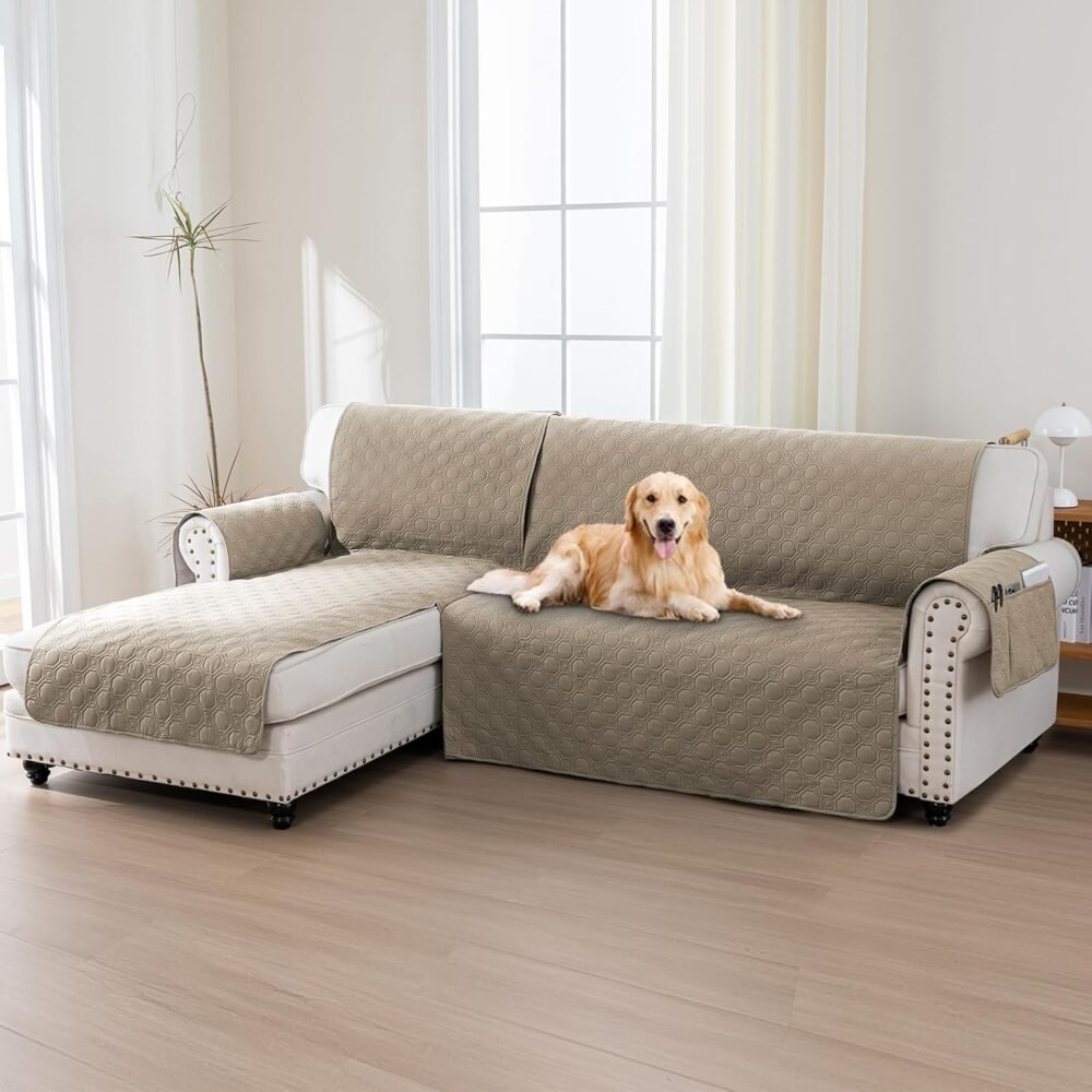 BellaHills Funda Sofa Chaise Long,Funda 3 Plazas