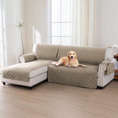 BellaHills Funda Sofa Chaise Long,Funda 3 Plazas
