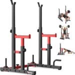 PASYOU Soporte Para Sentadillas Ajustable Máx. 250 KG