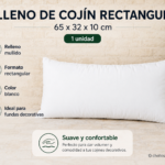 Relleno de cojín rectangular