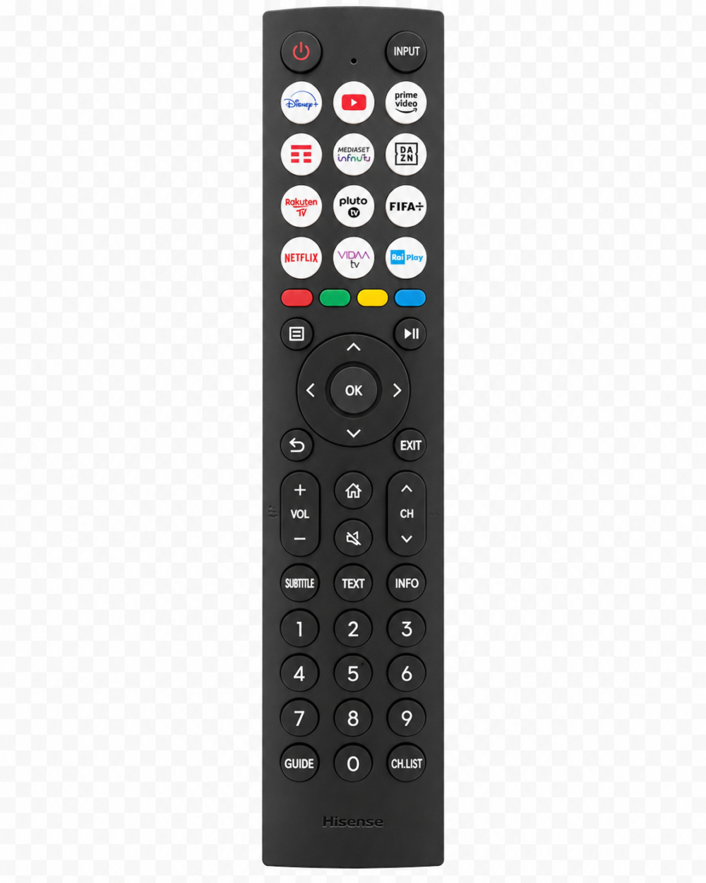 Mando a distancia original Hisense EN2Q36H para Smart TV VIDAA