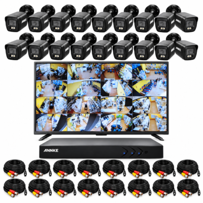 Kit Videovigilancia ANNKE 16 Cámaras 3K + DVR 16 Canales