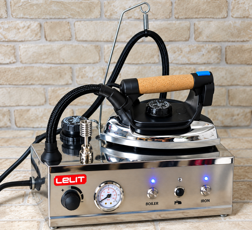Plancha Profesional LELIT PS326 con Caldera de Vapor 2,5 L – 2200 W