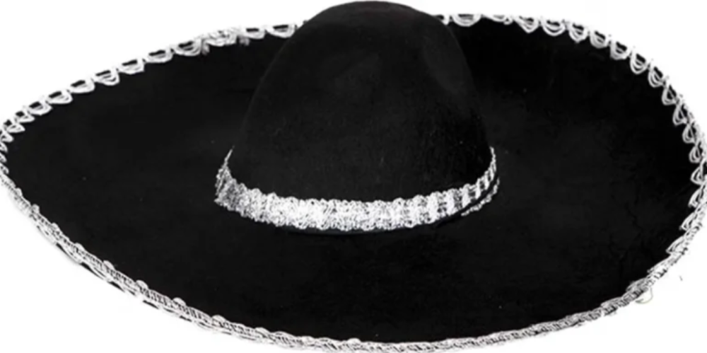 Sombrero mexicano fabricado en fieltro