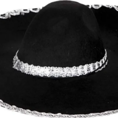 Sombrero mexicano fabricado en fieltro